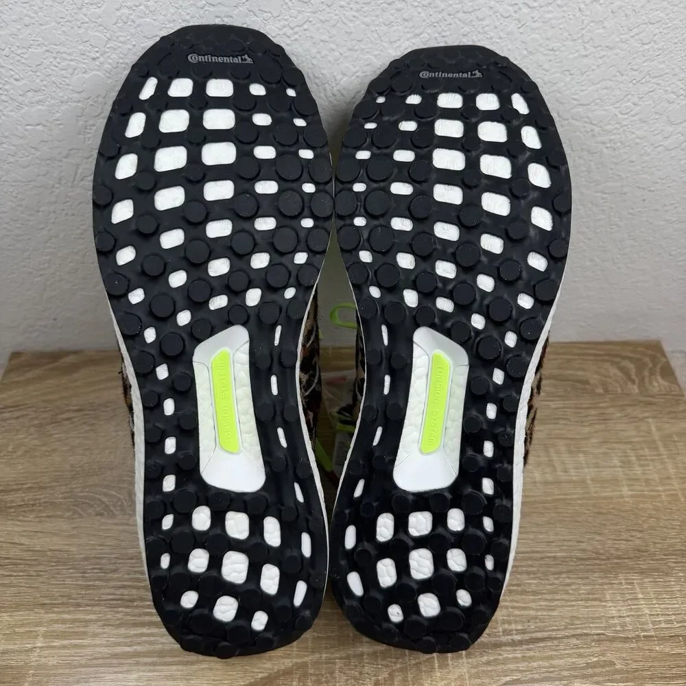 Adidas UltraBOOST DNA Black Leopard Men's Size 15 Running Shoes FZ2731 NEW